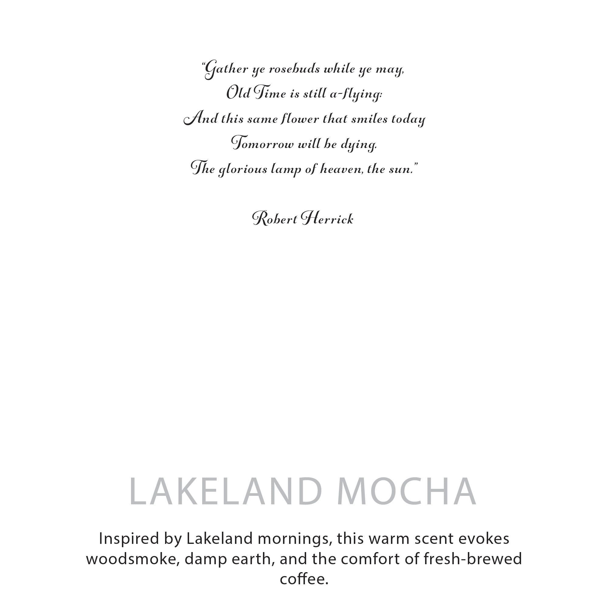 Agnes + Cat Botanical Soy Wax Candle - Lakeland Mocha