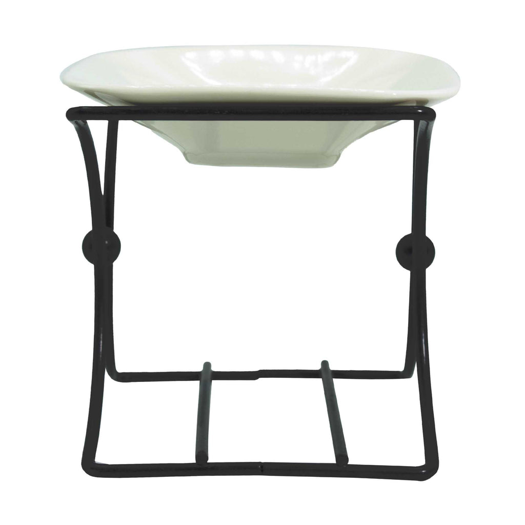 Ceramic & Metal Square Stand